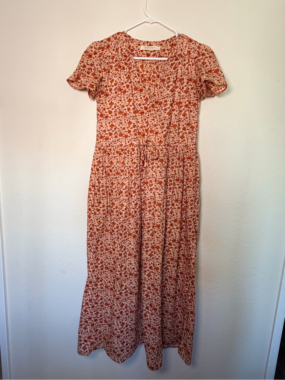 Christy Dawn Dawn Dress XS Organic Cotton Floral Prairie Maxi USA - Picture 9 of 11